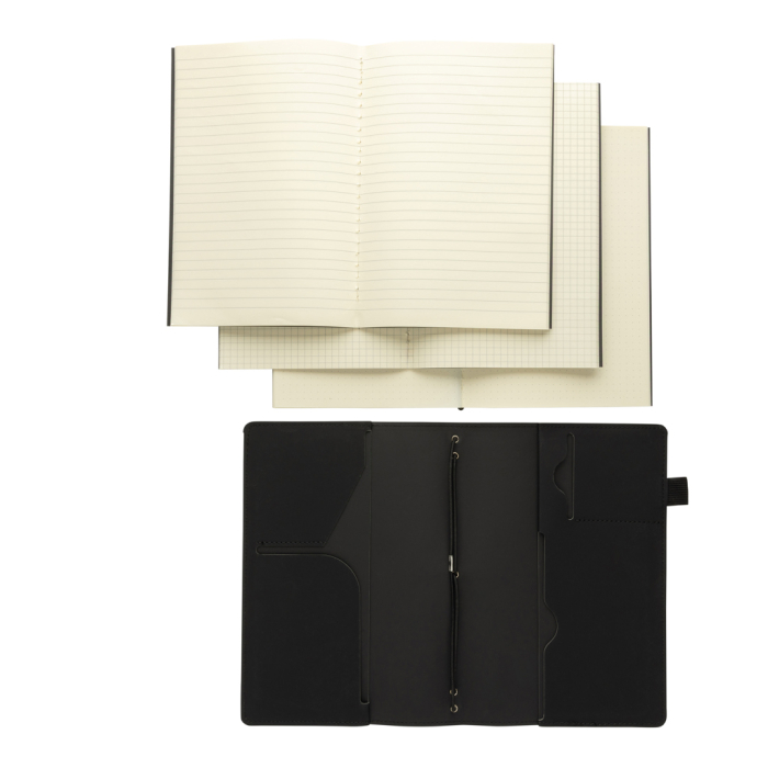 Agenda Daily Notes Binder 3 in 1, cu rezerve inlocuibile, coperta PU, hartie FSC® [4]