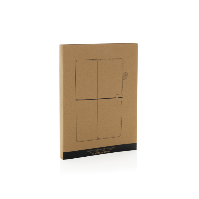 Agenda Daily Notes Binder 3 in 1, cu rezerve inlocuibile, coperta PU, hartie FSC® [15]