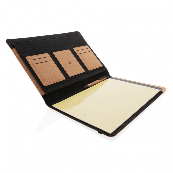 Mapa A4 deluxe din pluta naturala cu agenda si pix – eco si personalizabila [6]