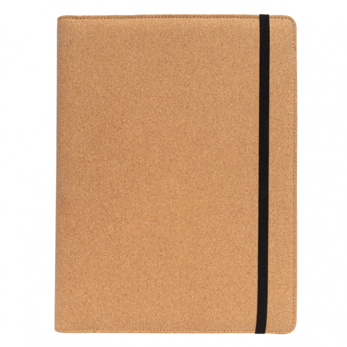 Mapa A4 deluxe din pluta naturala cu agenda si pix – eco si personalizabila [3]