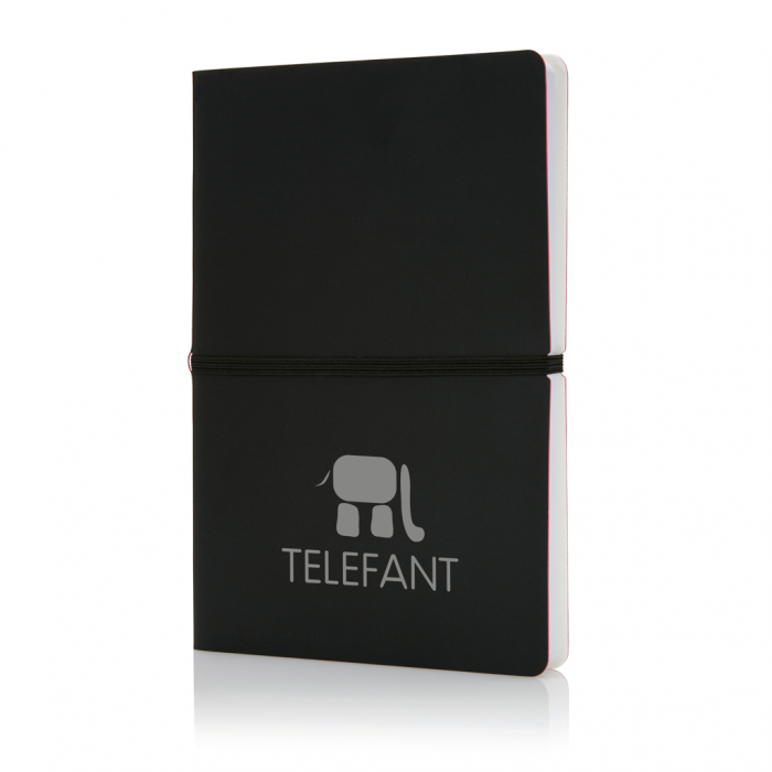 Agenda A5 Deluxe cu coperta flexibila PU – 192 pagini albe [7]