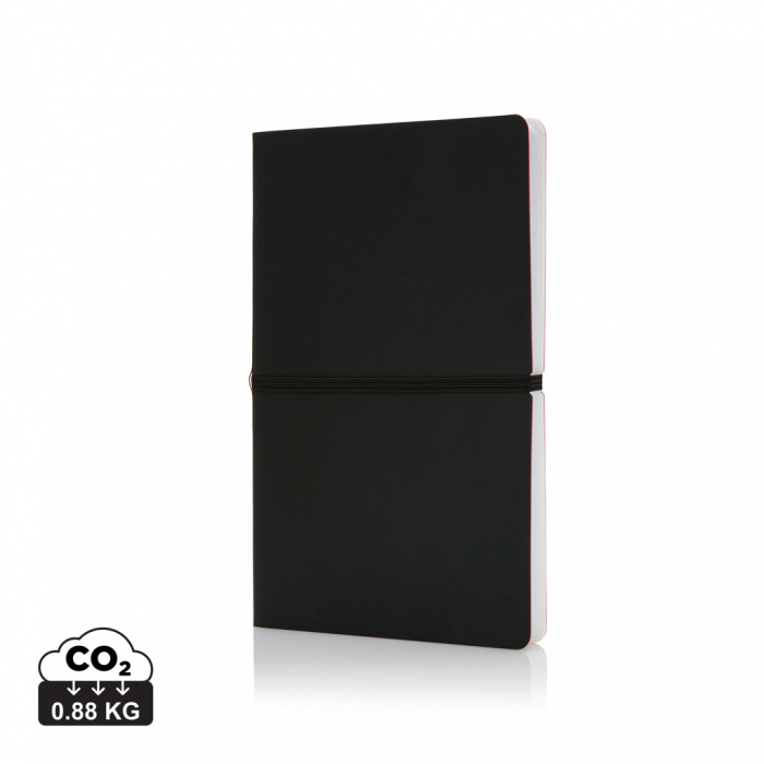 Agenda A5 Deluxe cu coperta flexibila PU – 192 pagini albe [1]