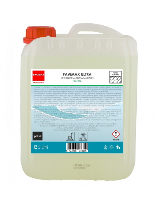 Detergent pardoseli Ekomax Pavimax Ultra 5L [1]