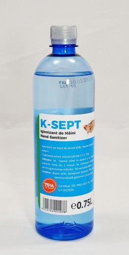 Dezinfectant maini K-SEPT, 750ml, 75% alcool [2]