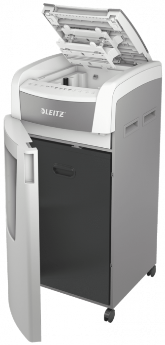 Distrugator pentru documente Leitz IQ Slim Home Office, P4, cross-cut(confetti) [4]
