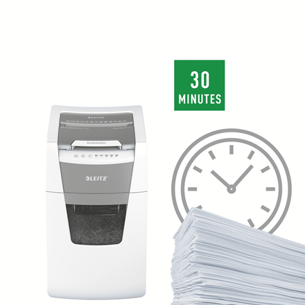 Distrugator pentru documente Leitz IQ Slim Home Office, P4, cross-cut(confetti) [5]