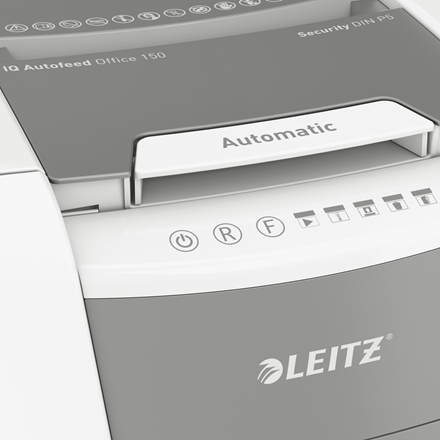 Distrugator pentru documente Leitz IQ Slim Home Office, P4, cross-cut(confetti) [3]