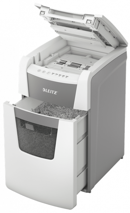 Distrugator pentru documente Leitz IQ Slim Home Office, P4, cross-cut(confetti) [4]