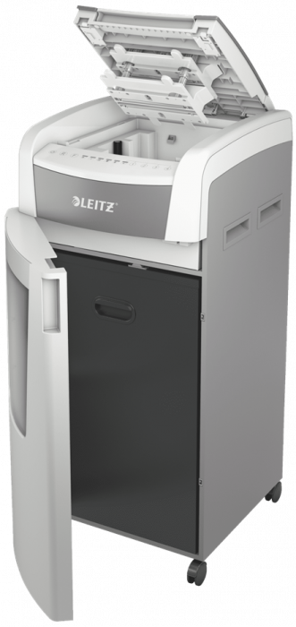 Distrugator pentru documente Leitz IQ Slim Home Office, P4, cross-cut(confetti) [3]