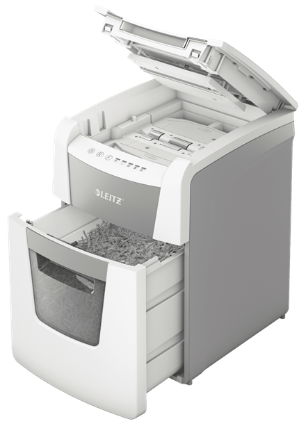 Distrugator pentru documente Leitz IQ Slim Home Office, P4, cross-cut(confetti) [3]
