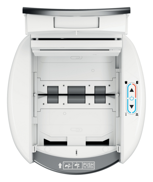 Distrugator documente automat Leitz OptiMax Home Office, P4, cross-cut (confeti), 150 coli, cos 15L, alb-gri [5]