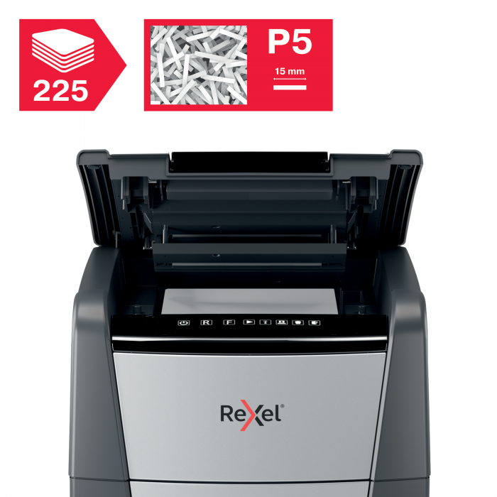 Distrugator documente REXEL PROMAX RSX1538, 15 coli, P4, cross-cut (confeti) [5]