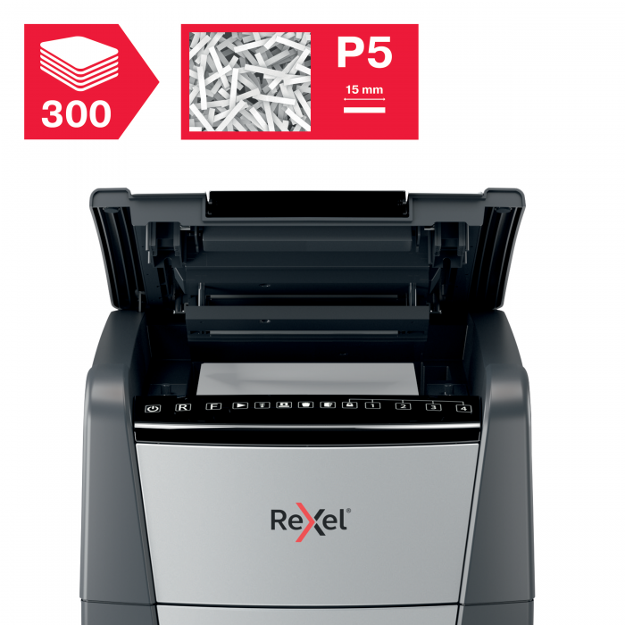 Distrugator documente REXEL PROMAX RSX1538, 15 coli, P4, cross-cut (confeti) [2]
