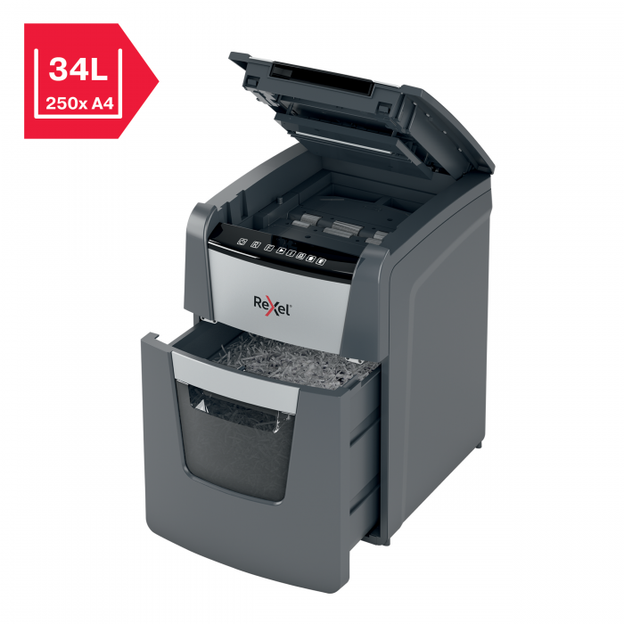 Distrugator documente REXEL PROMAX RSX1538, 15 coli, P4, cross-cut (confeti) [10]
