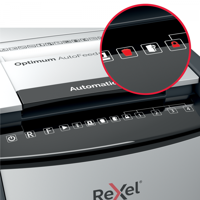 Distrugator documente REXEL PROMAX RSX1538, 15 coli, P4, cross-cut (confeti) [9]