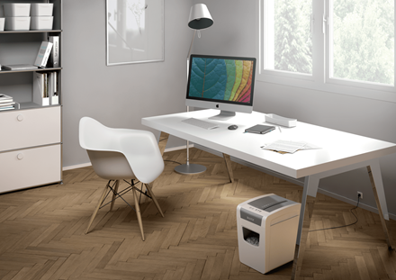 Distrugator documente manual Leitz IQ Home Office Slim, P4, cross-cut (confeti), 10 coli, cos 23l [6]