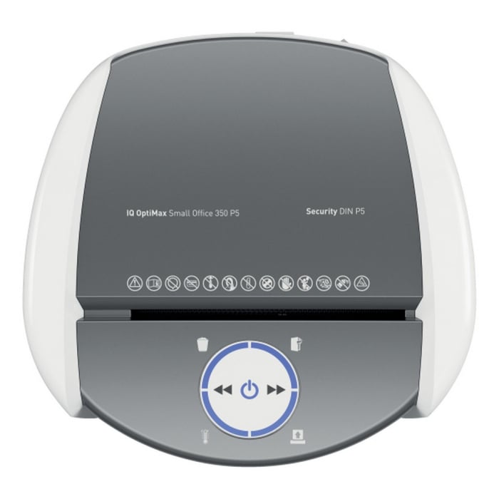 Distrugator documente Leitz IQ OptiMax Small Office 350 P5, micro-cut [9]