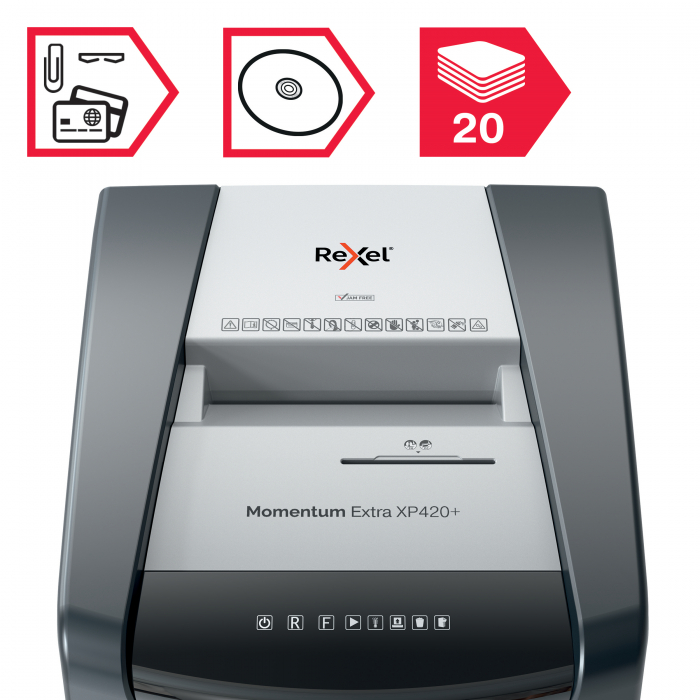Distrugator documente manual REXEL Momentum Extra XP420, P4, Cross Cut [3]