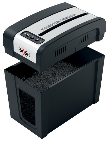 Distrugator documente manual REXEL SECURE MC3 Slim, P5, micro-cut (particule), 3 coli, 10l [2]