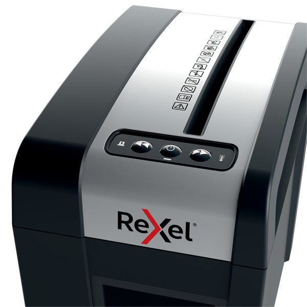 Distrugator documente manual REXEL SECURE MC3 Slim, P5, micro-cut (particule), 3 coli, 10l [4]