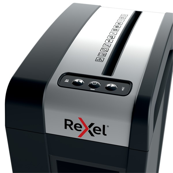 Distrugator documente manual REXEL SECURE MC4 Slim, P5, micro-cut (particule), 4 coli, 14l [4]