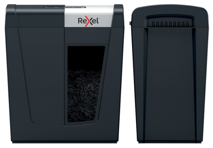 Distrugator documente manual REXEL SECURE MC6, P5, micro-cut (particule), 6 coli, 18l [5]