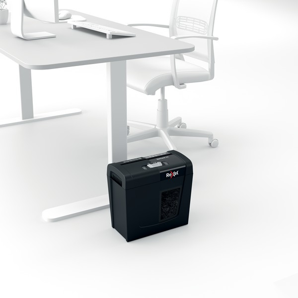 Distrugator documente manual REXEL SECURE X6, P4, cross-cut (confeti), 6 coli, 10l [6]