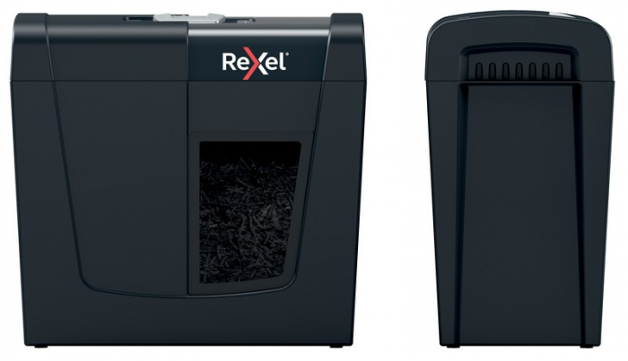 Distrugator documente manual REXEL SECURE X6, P4, cross-cut (confeti), 6 coli, 10l [5]