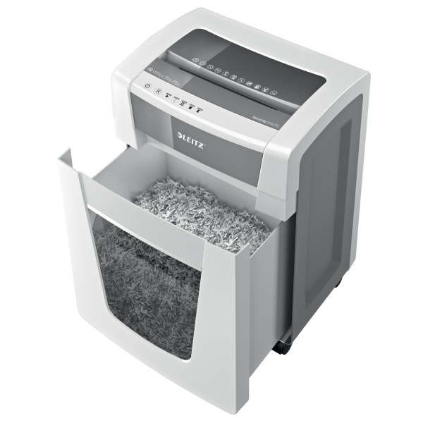Distrugator pentru documente Leitz IQ Office Pro, P5+, micro-cut(particule) [2]