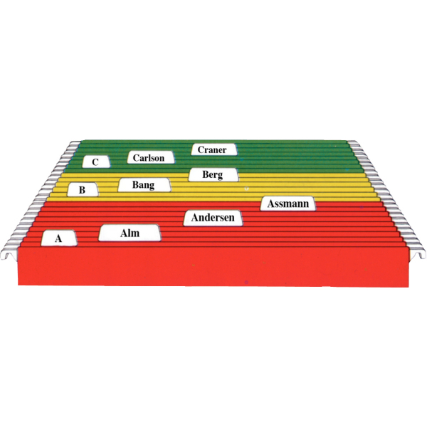 Dosar suspendat Esselte Pendaflex rosu 25/set [2]