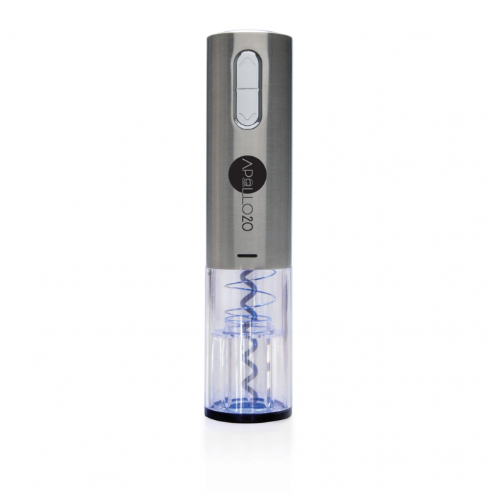 Deschizator electric de vin USB inox, reincarcabil, rapid si elegant [9]
