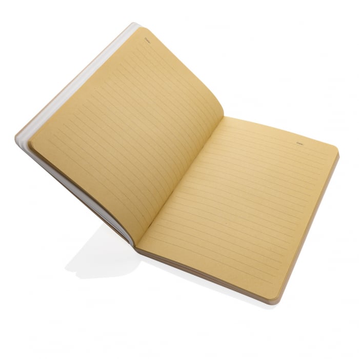 Agenda A5 Elowen fara lemn – coperta trestie de zahar si pagini eco mixte [6]
