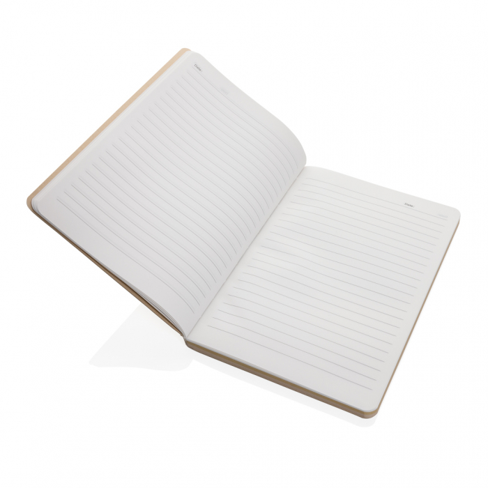 Agenda A5 Elowen fara lemn – coperta trestie de zahar si pagini eco mixte [5]