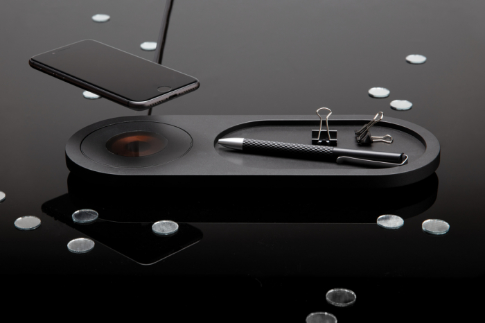 Tavita organizatoare cu incarcator wireless 10W Encore, design transparent [9]