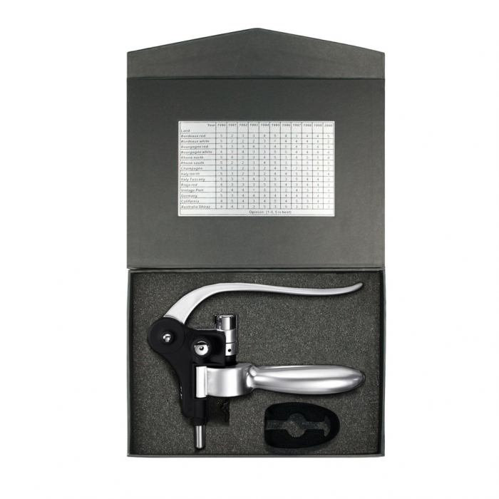 Deschizator de vin Executive Pull It – mecanism parghie, aluminiu si otel calit [9]