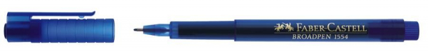 Fineliner Faber-Castell Broadpen 1554 0.8mm, rosu [2]