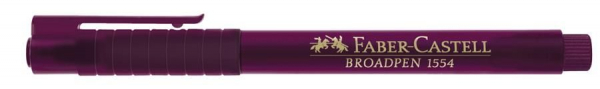 Fineliner Faber-Castell Broadpen 1554 0.8mm, rosu [2]