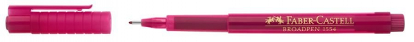 Fineliner Faber-Castell Broadpen 1554 0.8mm, rosu [2]