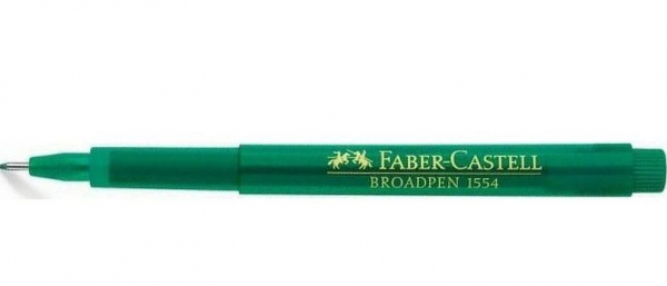 Fineliner Faber-Castell Broadpen 1554 0.8mm, rosu [2]