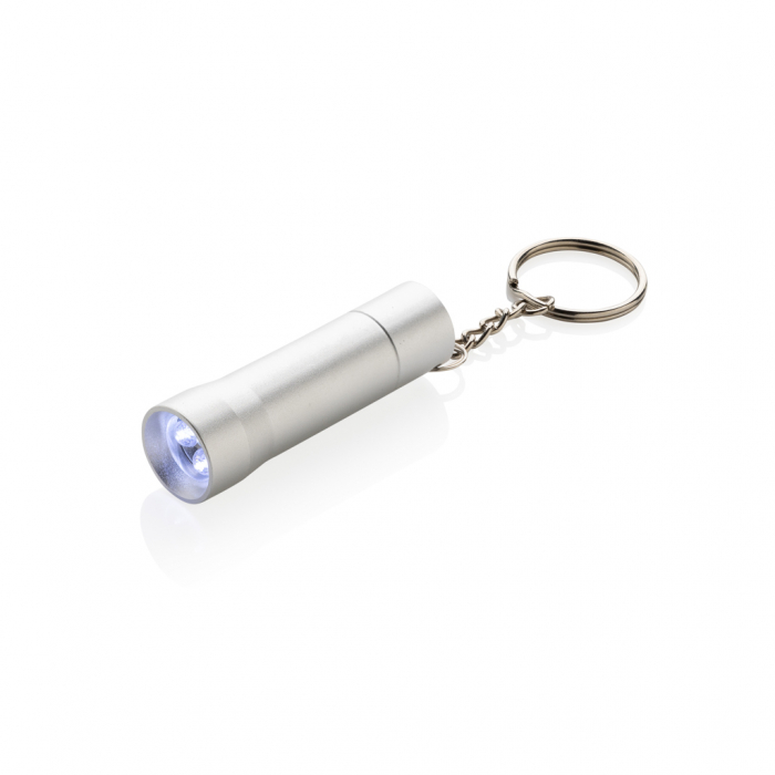 Lanterna breloc Flash din aluminiu reciclat RCS – 15 lumeni, compacta, baterii incluse [2]