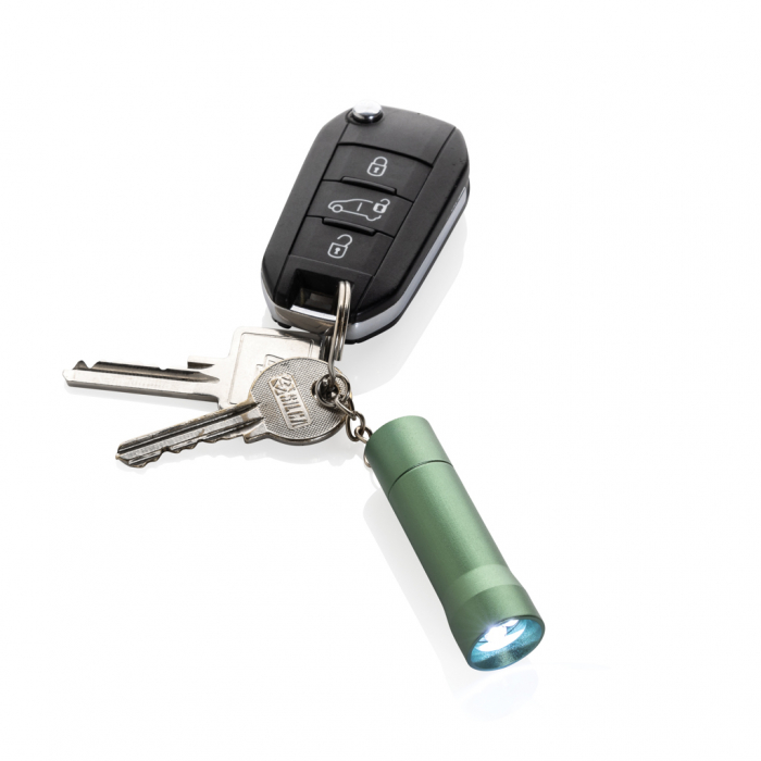 Lanterna breloc Flash din aluminiu reciclat RCS – 15 lumeni, compacta, baterii incluse [6]