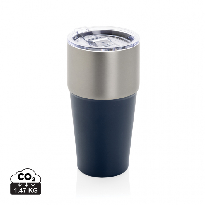 Pahar Fluid otel reciclat 500 ml vacuum cu design doua culori [1]
