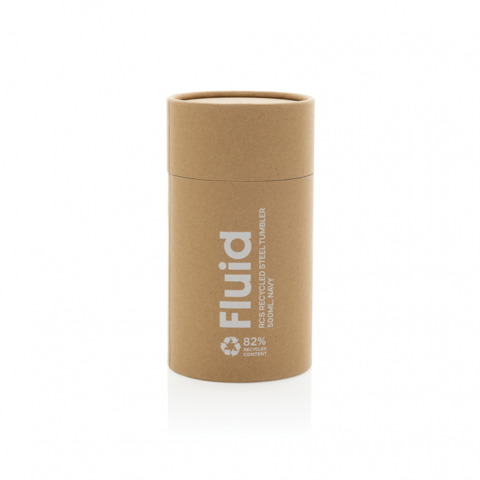 Pahar Fluid otel reciclat 500 ml vacuum cu design doua culori [8]