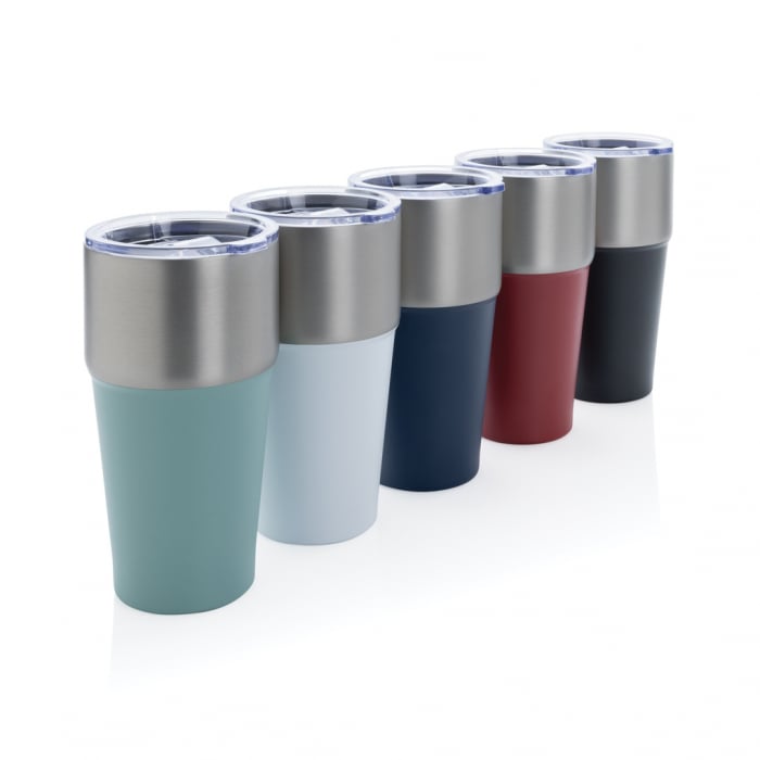 Pahar Fluid otel reciclat 500 ml vacuum cu design doua culori [6]