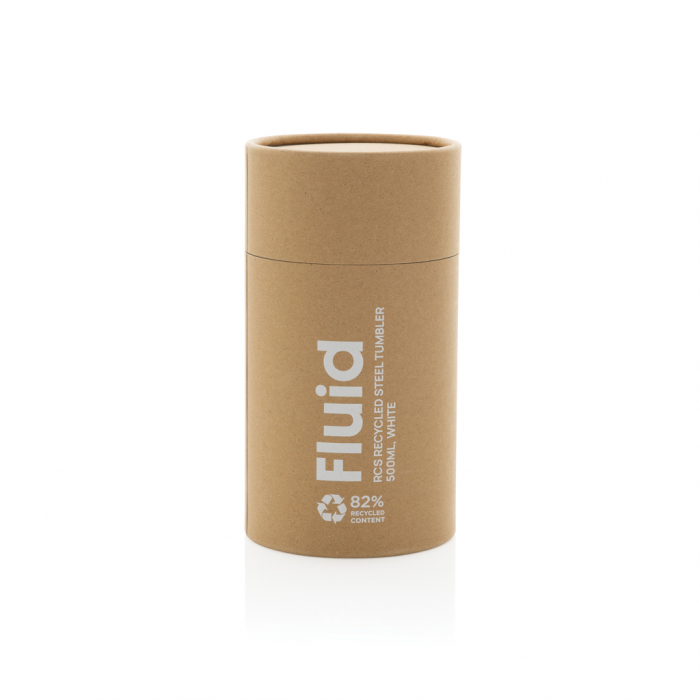 Pahar Fluid otel reciclat 500 ml vacuum cu design doua culori [9]