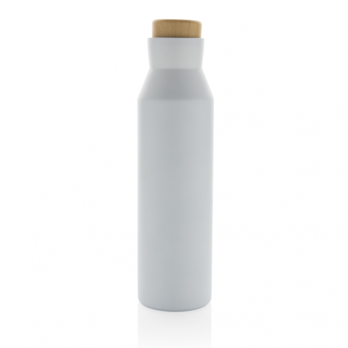 Sticla termos Gaia inox reciclat RCS 600 ml cu capac lemn [2]