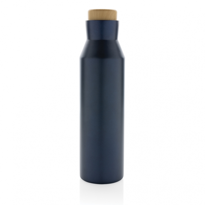 Sticla termos Gaia inox reciclat RCS 600 ml cu capac lemn [2]