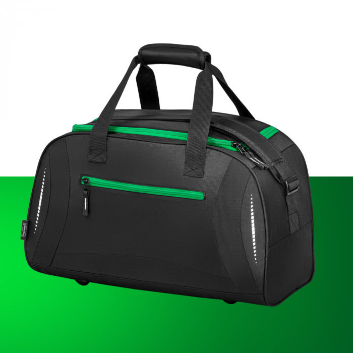 Geanta sport Colorissimo Flash, negru/verde [1]