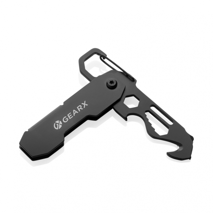 Multitool Gear X pliabil EDC cu 11 functii din inox 420 si carabiniera [2]