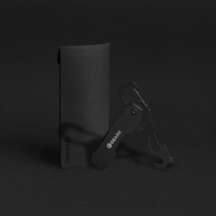 Multitool Gear X pliabil EDC cu 11 functii din inox 420 si carabiniera [13]